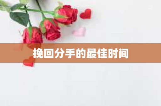 挽回分手的最佳时间