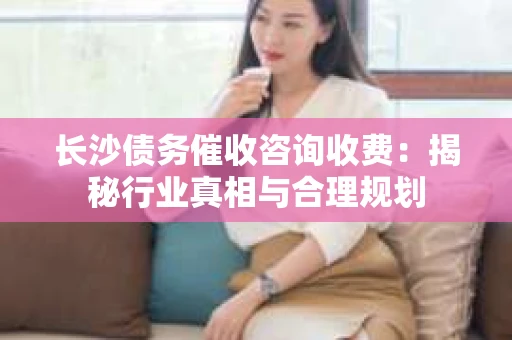 长沙债务催收咨询收费：揭秘行业真相与合理规划