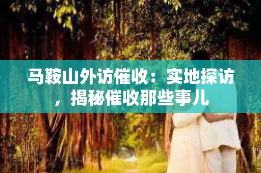 马鞍山外访催收：实地探访，揭秘催收那些事儿