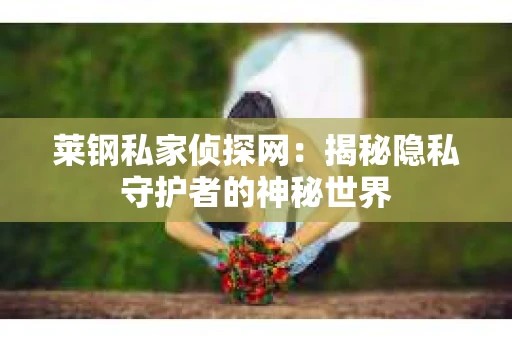 莱钢私家侦探网：揭秘隐私守护者的神秘世界
