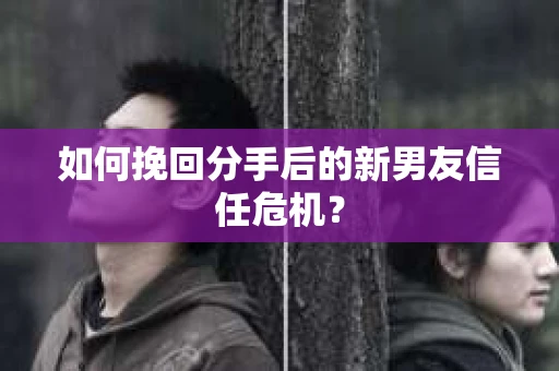 如何挽回分手后的新男友信任危机？