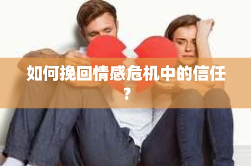 如何挽回情感危机中的信任？