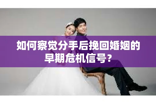 如何察觉分手后挽回婚姻的早期危机信号？