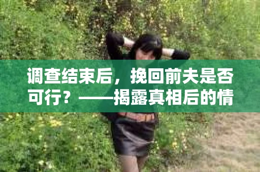 调查结束后，挽回前夫是否可行？——揭露真相后的情感疗愈与人生决策