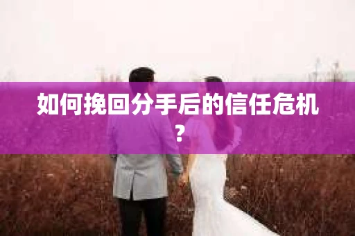如何挽回分手后的信任危机？